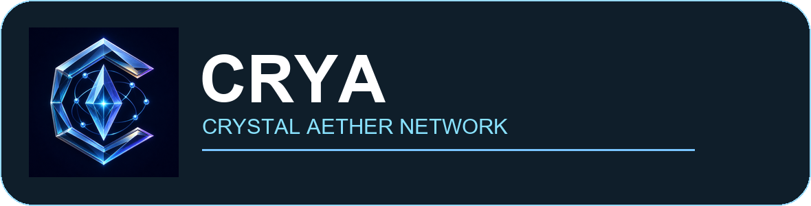 CRYA premium wordmark